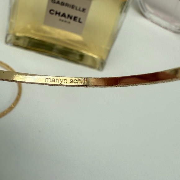 Marlyn Schiff Gold Hoop Earrings - Picture 4 of 5